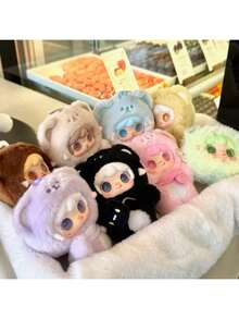 1 pieza Figura de la 10a generación de la serie de alimentos Yooki al azar, decoración de escritorio de oficina, colgante de mochila, regalo de vacaciones, muñeca decorativa de habitación, [8 estilos regulares (1/8 de probabilidad) + 1 estilo oculto (1/96 de probabilidad)]