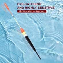 FTK 10pcs Set 0.0529 Oz/0.0705 Oz/0.0882 Oz Fishing Float Set, Mixed Size Carp Floats, Black And Yellow Colours - Multicolor - View 7