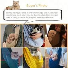 1pc Pet Carrier Backpack, Suitable For Cats, Dogs And Puppies - Outdoor Travel Dog Shoulder Bag, Single Person Comfortable Messenger/Tote Bag