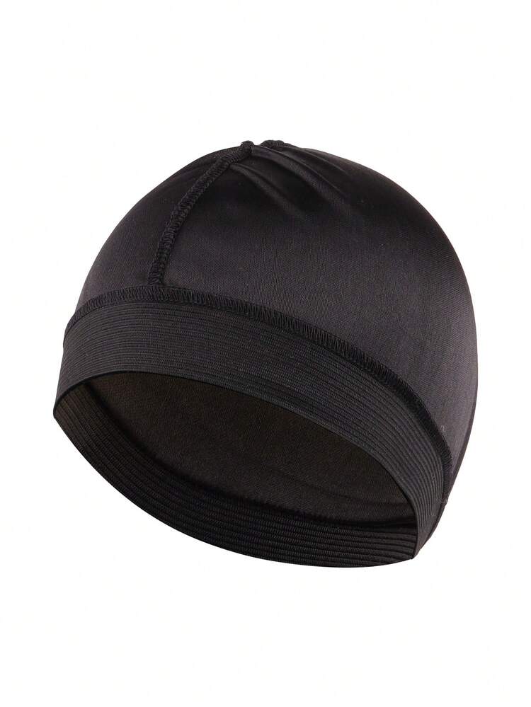 1/2/4/10pcs Pack Fashionable Stretchy Silky Wavy Beanie, Multifunctional Sports & Sleep Cap For Men, Suitable For Cycling, Running And Shower - Multicolor - View 7