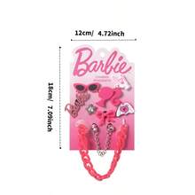 Phụ kiện móc dây xích dòng MINISO, thể hiện cá tính riêng, thích hợp để trang trí giày dép hoặc túi xách (1 chiếc) - Hồng - Xem 10