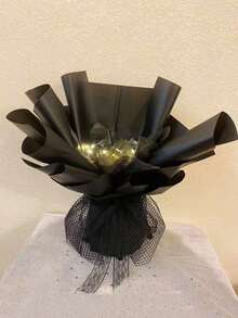 10/20 piezas Papel de regalo impermeable, Papel de regalo con flores, Papel de estilo coreano