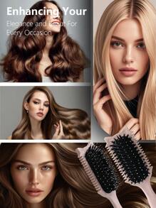 1 件卷发梳、卷发刷、卷发刷、卷发刷，用于梳理和塑造男士和女士卷发，以减少拉扯和卷发分离、发刷、梳子、美发工具、美发产品和配件，适用于理发沙龙美容旅行必需品