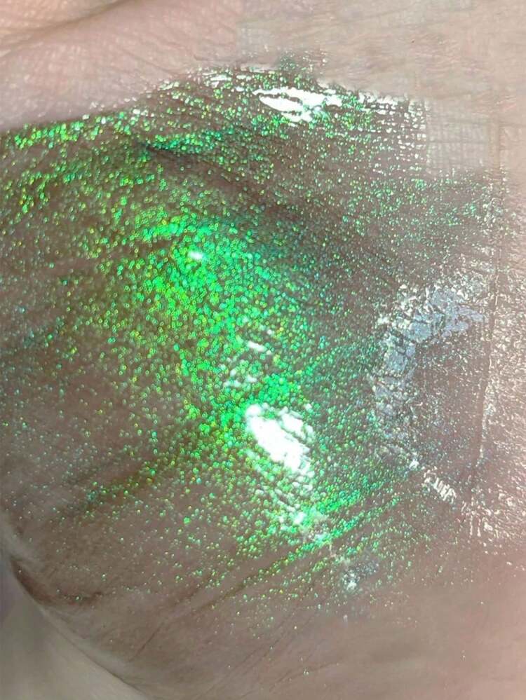 GIRLCULT Son bóng Unreal High Gloss J75 Firefly, Son môi dạng lỏng đổi màu, Son bóng nhũ lấp lánh gốc dầu, Lớp phủ ánh kim loại, Màu sắc lâu trôi, Hiệu ứng hologram, Không chứa Talc, Mỹ phẩm Hàn Quốc - #J75 Đom Đóm - Xem 3