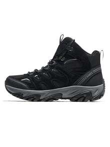 CAMEL CROWN Outdoor Leisure Sports Hiking Shoes Men's Waterproof Non-Slip Wear-Resistant And Shock-Absorbing High Top - Black - View 2