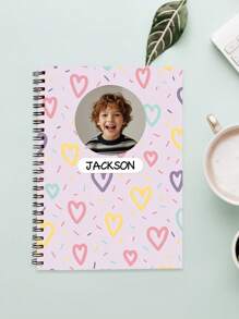 Caiet spiralat personalizat, Caiet cu design, Cadou pentru prieteni, Cadouri pentru mamă/fiică, Cadou de Crăciun, Cadou de Ziua Mamei - Caiet spiralat personalizat, Caiet drăguț, Cadou pentru prieteni, Personalizează-ți propriile fotografii, Multifuncțional, Ornamental, Reutilizabil, Modern, Colorat, Drăguț, Vintage, Desene animate, Kawaii, Personalizat, Personalizat, Unic, Personalizat, Angajatori, Clienți, Studenți, Pentru afaceri/serviciu/birou, Pentru școală