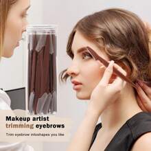 5/10/30/40pcs Unisex Face Razor, Multi-Purpose Eyebrow Trimmer, Facial Hair Removal Tool, Silicone Protected Eyebrow Trimmer, Easy Shaving Razor