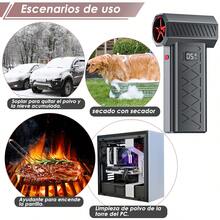 Ventilador Turbo potente 130000 RPM Mini Turbo Jet para hogar enfriador eléctrico aire acondicionado portátil motor silencioso alta velocidad versátil compacto herramienta ventilación - Negro - Ver 2