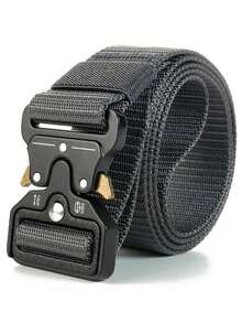 3 pièces/2 pièces/1 pièce Ceinture tactique de sport extérieur pour hommes, sangle en nylon multifonctionnelle avec boucle à dégagement rapide, accessoires d'équipement de randonnée et de camping, accessoires de sport, un excellent cadeau pour l'automne, l'Halloween, l'automne-hiver. Convient aux adolescents, aux jeunes, aux hommes, aux tenues décontractées, aux activités de plein air, aux vacances, aux cadeaux de remise de diplôme, d'anniversaire, pour un usage quotidien - Multicolore - Voir 8