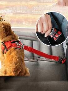 1pc Pet Car Seat Belt, Dog Retractable Leash, Pet Leash, Car Seat Belt Nylon Seat Belts Heavy Duty & Durable Car Harness For Dogs Dog Car Seat ,Dog Seatbelt,Keep Your Dog Safer! Dog Outing Dog Stuff,1pc Pet Car Seat Belt, Dog Retractable Leash, Pet Leash, Car Seat Belt Nylon Seat Belts Heavy Duty & Durable Car Harness For Dogs Dog Car Seat ,Dog Seatbelt,Keep Your Dog ! Dog Outing Dog Stuff