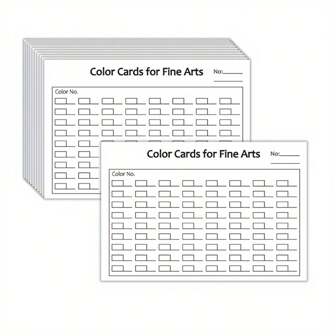 Tarjetas con diseños a color para estudiantes de arte - Superficie mate a doble cara, diseños de acuarela y pluma, para proyectos artísticos, incluye lápices de colores, plumas de acuarela, marcadores, suministros para proyectos de arte