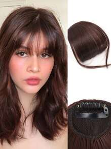 假隐形合成空气刘海发夹接发前刘海发片空气刘海纤维优质发型配件