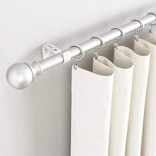 Frienda 20 Pcs Black Curtain Rod Support Brackets Adjustable Curtain Rod Hangers For 1 Inch Diameter General Hardware Holders Wall Bracket Hanger Hooks With Screws - 白色 - 查看 6