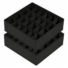 1 szt. Biały organizer na bieliznę, skarpetki, szuflada, 1 sztuka, dozownik, organizer na bieliznę, 20 przegródek, organizer na szufladę z tkaniny, pudełko do przechowywania skarpetek, bielizny, chusteczek, krawatów, dekoracji