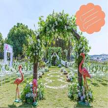 100 piezas de alfileres florales, alfileres en U florales de 1.7 pulgadas, alfileres pequeños para manualidades, plantas, helechos, para ramos de flores, espuma, coronas de paja, suministros para arreglos florales, proyectos de costura DIY