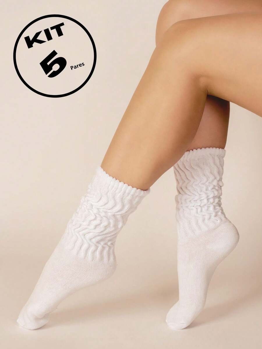 Women Over The Calf Socks - Multicolor - Ver 1