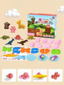 24/12/6pcs Children's Clay Suit, Soft And Easy To Shape, Not Easy To Dry Quickly, The First Choice For Creativity, Wheat Flour Material, Canned Storage, DIY Production, Educational Toys, Suitable For The Back-To-School Season, School Homework, Family Entertainment, Parent-Child Interaction, Can Make Christmas And Halloween Shapes It Can Be Used To Make Various Festival Halloween Shapes.(Please Seal And Store After Use)