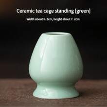 One-Piece Set Of 500ml/700ml Round Striped Ceramic Matcha Bowl, Song Dynasty Tea Ordering Tool Ceramic Threaded Tea Bowl, Tea Stand, Silver Flower Paper High-Temperature Roasting Process, Fadeless, Beautiful And Durable, Easy To Carry And Use, Suitable For Business Meetings, Art Appreciation, Outdoor Travel And Leisure Occasions Japanese Tea Ceremony Bowls And Tea Ceremony Accessories 1pc - Multicolor - View 19