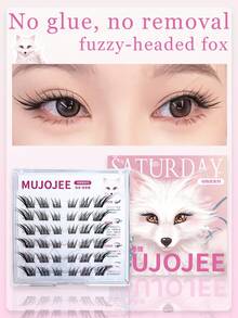 36簇动物周系列毛茸茸狐狸假睫毛 9-14mm C型睫毛 免胶DIY 经典狐狸系卡通睫毛嫁接睫毛加长增翘 二次元狐狸眼氛围感 适应复古甜辣妆容 用“甜美”和“冬日”打造元气小性感风格 - C - 查看 3