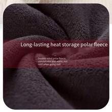 Solid Color Polyester Windproof Face Mask, Warm Thermal-Lined 2-In-1 Ear Protection Mask, Thickened For Autumn/Winter, Suitable For Men And Women Cycling Autumn Outfits Fluffy - A - View 7