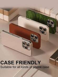 3片装超清钢化玻璃摄像头镜头保护膜，兼容 17/17 Pro/17 Pro Max、16/16e、16 Pro/Pro Max、15 Pro Max、15 Pro、15 Plus、15、14 Pro Max、14、14 Pro、14 Plus、13、13 Pro Max、11、12 - 表面光滑，粘性强，带金属环盖 - 金色 - 查看 9