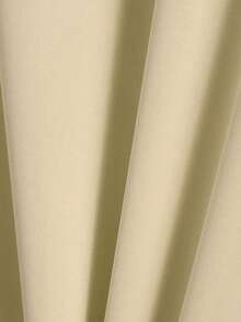 SuofeiMan Nuevo vestido elegante de cuello en V, vestido midi de ajuste ceñido de unicolor versátil para ir al trabajo y uso casual, verano/otoño - Beis - Ver 6