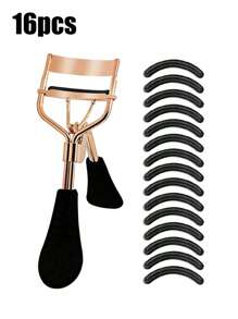 21-Piece Stainless Steel Eyelash Curler Set, Includes 1 Eyelash Curler, 1 Eyelash Comb, 2 Eyelash Rollers, 1 Angled Dual-Ended Brow Brush, 1 Brow Brush, And 10 Silicone Refill Pads, For Eyelashes And Brows,No Harm To Eyelashes, Used For Curling And Shaping, Lifting Up Eyelashes, Making Eyes Look Bigger, Perfect For Women's Eyelashes,Hold For Natural Looking Lash Curl,Makeup,Cheap,Room Decor,Vanity,Travel,Bedroom,Makeup Accessories,Eyelash Curler,Cheap,Stocking Stuffers,Makeup,Makeup Tools,Cheap Stuff,Gifts,Gifts For Women,Christmas Gifts - Multicolor - View 11