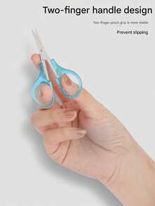 1把精密不锈钢迷你剪刀 - 直刃设计，工艺精湛，旅行必备，带保护套，适用于剪纸、剪线、理发；多功能办公及缝纫工具，学生、裁缝的理想之选，返校礼物（紫色/蓝色/粉色/黑色/黄色） - 彩色 - 查看 10
