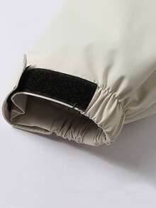 Men's Fashionable Hooded Jacket, Plaid Lining, Multi-Pocket Design, Detachable Hood, Suitable For Outdoor Activities In Spring And Autumn - Beige - View 6