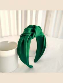 1/2/4pcs French Cross-Border Europe And The United States New Headband With INS Texture Satin Headdress Hair Clip Wide-Brimmed Knot Hair Band To Go Out With A Party Trip ,Hair Hoop Hairband For Women Hair Accessories Head Accessories,Summer,Holiday,Travel - Multicolor - View 10