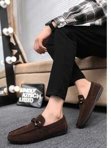 Giày lười thông thường có túi mềm thoáng khí mùa xuân thu mới dành cho nam (Lưu ý: Giày cỡ nhỏ, chúng tôi khuyến nghị những khách hàng có kích thước bàn chân lớn hơn nên chọn tăng một cỡ) - màu nâu - Xem 6