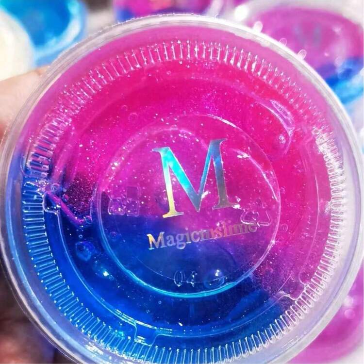 1pc Bucket Foam Slime, Anti-Stress Relief Toy, Non-Sticky Slime, High-Quality Stress Relief Toy - Birthday Gift - Christmas Gift - Easter Gift - Gift - Perfect Gift - Gift - Multicolor - View 12