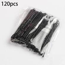 60/120/150/200 件 U 型发夹，适合女孩女士浓密头发造型的发夹，发髻延长器，发髻制作器，发髻发片，发夹 - 黑色 - 查看 14