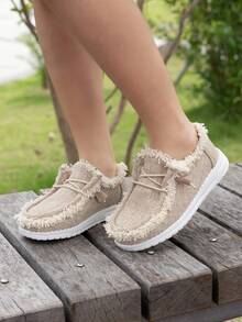 Children's Casual Versatile Flat Loafers, Suitable For All Seasons - Camel - View 6