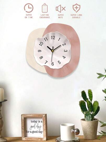 1PC able Geometric Wand Clock, Silent Non Ticking Home ation Moderne Living Room Klok Battery Powered, Bedroom, Dining Room, Kitchen, Farmho Office Quartz Clocks