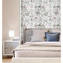 17.7"X118" Floral Peel And Stick Wallpaper Boho Floral And Leaf Contact Paper For Cabinets Decorative Wallpaper Flower Modern DIY Self Adhesive Removable Wall Paper Covering Bedroom Wall Vinyl - 17,7" x 118,1" + C-Xanh lá cây - Xem 4