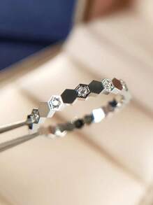 3件套蜂窝戒指首饰套装 - 时尚首饰套装，适合日常佩戴，也是圣诞节、新年、情人节和其他节日的礼物之选。