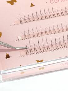 MAGEFY 120/117/126Clusters Of False Lower Eyelashes&Tweezers,5-6-7mm&3-10mm With Longer Curls C Personal DIY Eyelashes Of Different Lengths,Natural Soft Handmade Eyelashes For Everyday Use,3 Styles To Choose From