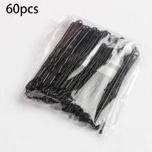 60/120/150/200 件 U 型发夹，适合女孩女士浓密头发造型的发夹，发髻延长器，发髻制作器，发髻发片，发夹 - 黑色 - 查看 16