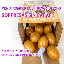 Caja ciega de huevos sorpresa de capibara con 20 unidades: ¡rompe y descubre las figuras y regalos dentro!Regalo de Navidad - Amarillo - Ver 4