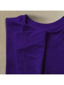 Journey And Landscape Art T-Shirt | Casual, Inspiring And Comfortable - Purple - View 4