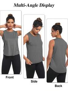 HOPLYNN 5 Packs Workout Tank Tops For Women Sleeveless Athletic Yoga Gym Tank Tops Quick Dry Loose Fit Sports Shirts - 多色2 - 查看 5