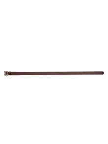 Cinto feminino de couro sintético cor café, 1 peça, moda casual, estilo urbano, adequado para uso diário, outono, Halloween - Café - Ver 6