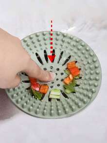 1个全新淋浴排水口毛发收集器和厨房水槽过滤器 - 可重复使用的硅胶网状过滤器，带吸盘/防滑设计，适用于浴缸、淋浴房、水槽的排水口保护器（完美的乔迁礼物）。两种款式可选：一款不带吸盘，一款带吸盘。开学季必备。 - 彩色 - 查看 5