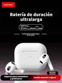 Pro5 Bluetooth Headphones Wireless Earbuds, Lossless Audio - Quality Guarantee, Bluetooth 5.3, Ultra-Long Battery Life Compatible With IOS/Android - White - View 1