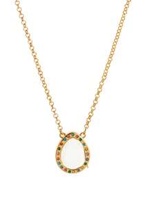 这款时尚精致的圆形盒状DIY项链，可自由搭配动物、花卉、日月、心形吊坠。18K镀金，抗氧化，尽显魅力，彰显个性。适合女孩日常佩戴、海滩度假、派对、音乐节等各种场合。 - 彩色 - 查看 37