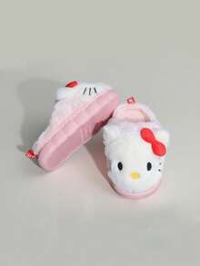 Sanrio Sanrio Hello Kitty Cartoon Sanrio Hello Kitty Cartoon Plush Slippers,Furry Slippers,Fluffy Slippers For Child & Youth & Girl - Cozy & Warm, Cartoon Shoes, Non-Slip Sole With Cute, Sanrio Characters Hello Kitty, Cinnamoroll Designs - Perfect For Indoor Lounging For Winter For Child & Youth & Girl - Cozy & Warm, Cartoon Shoes, Non-Slip Sole With Cute, Sanrio Characters Hello Kitty, Cinnamoroll Designs - Perfect For Indoor Lounging For Winter