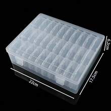 Organizer Box With 30 Small Boxes. Organizer For Beads, Jewelry, And Accessories. - Clear - View 5