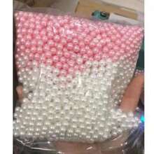 1 件带盖化妆刷架，防尘化妆刷收纳盒，简约塑料方形笔筒和化妆刷收纳桶，透明化妆品收纳，适用于卧室和家居必需品（无珍珠）