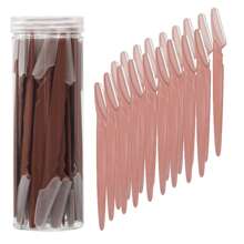 5/10/30/40pcs Unisex Face Razor, Multi-Purpose Eyebrow Trimmer, Facial Hair Removal Tool, Silicone Protected Eyebrow Trimmer, Easy Shaving Razor